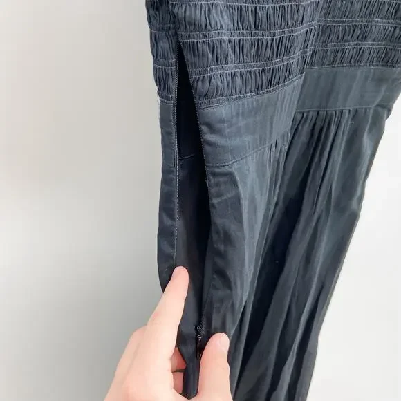 Burberry Dress Shirt Summer Womens Black US 4 Black Midi Knee Length Flare Skirt - Picture 9 of 12